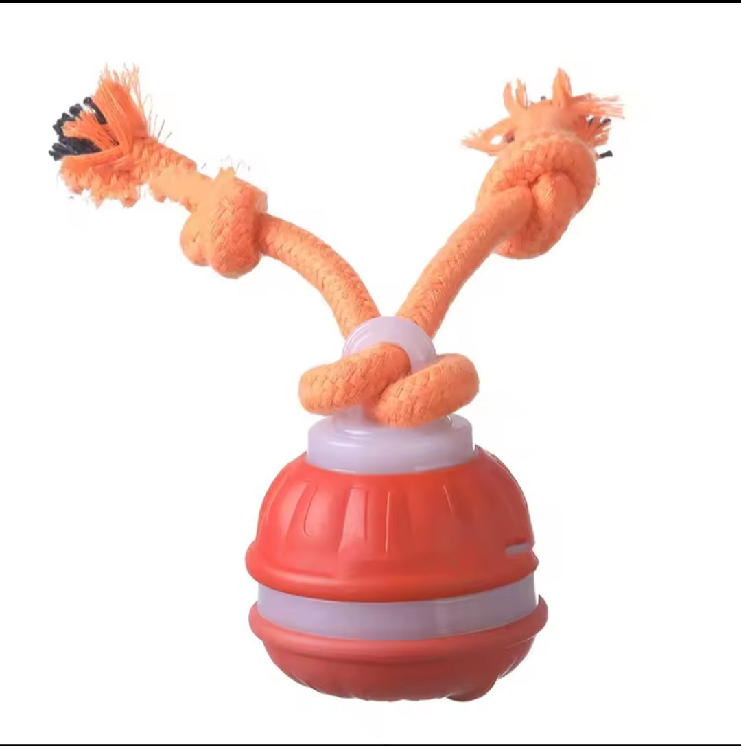 Interaktiv hundebold – gummibold og snackbold, der hjælper med at modvirke kedsomhed