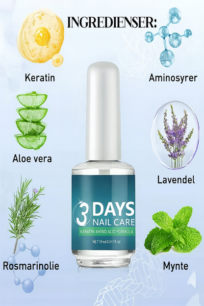 Hurtigtørrende neglelak med høj glans (salonkvalitet)