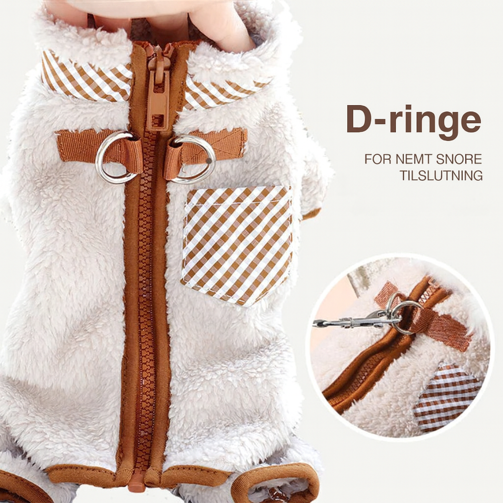 Vintervarm hundejakke