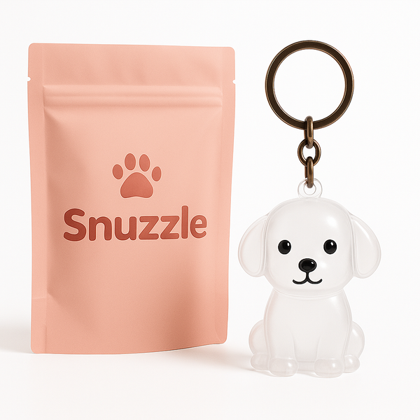 Snuzzle personlig nøglering med kæledyrshår – unik mindegenstand til hunde og katte