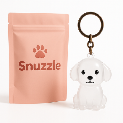 Snuzzle personlig nøglering med kæledyrshår – unik mindegenstand til hunde og katte