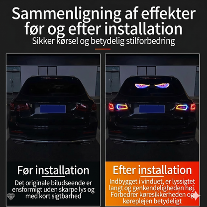 LED Djævleøjne til bilens forrude
