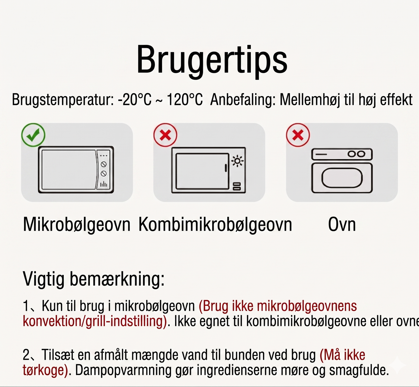 Multifunktionel dampkoger til mikroovn – med holde-varm-funktion – sund madlavning