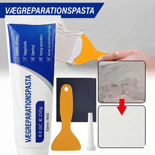 Hvid vægspartel – 250 g – til reparation af huller og revner