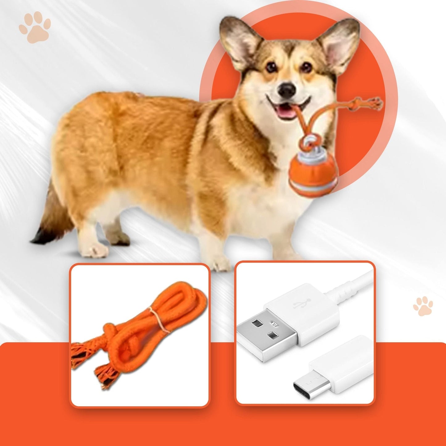 Interaktiv hundebold – gummibold og snackbold, der hjælper med at modvirke kedsomhed