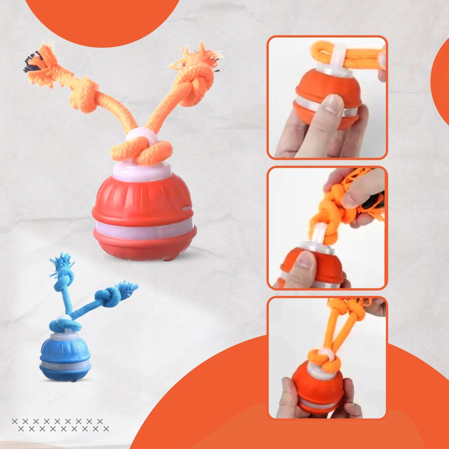 Interaktiv hundebold – gummibold og snackbold, der hjælper med at modvirke kedsomhed