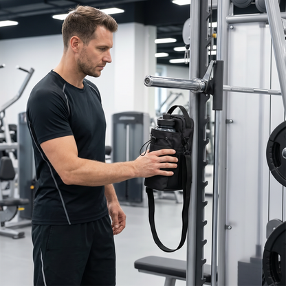 🧲Magnetisk flaskeholder med stærkt sug – Perfekt til fitness og hverdagsbrug🏋️
