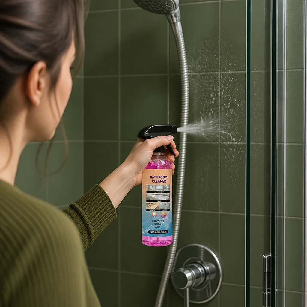 Badeværelsesrengøring – Universal rengøringsmiddel til badekar, håndvaske og glas.