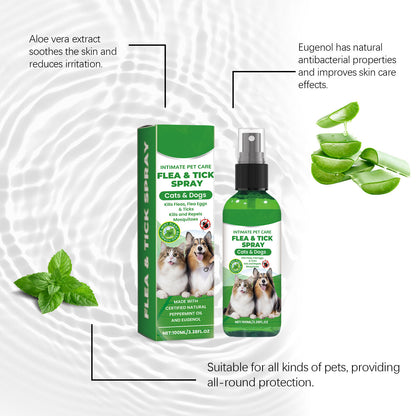 Naturlig beskyttelsesspray mod lopper og flåter🐱🐶
