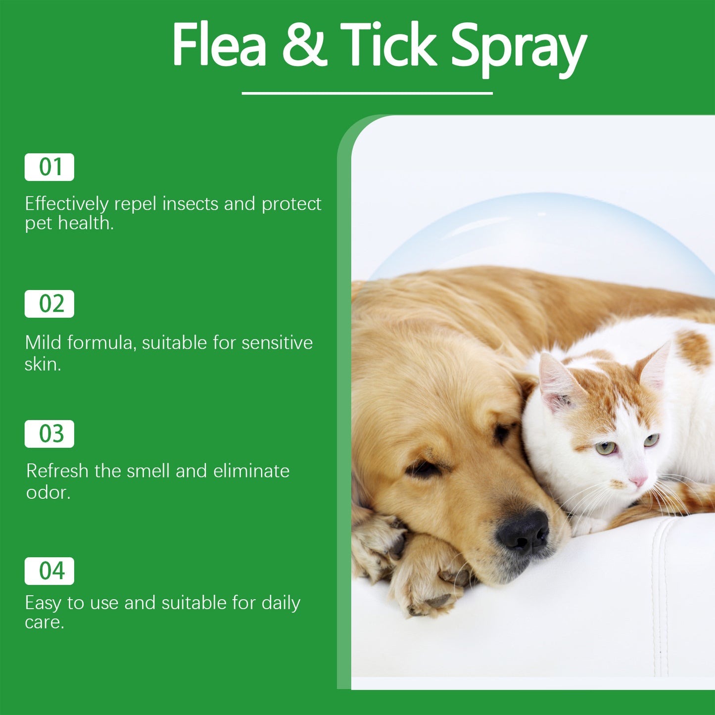 Naturlig beskyttelsesspray mod lopper og flåter🐱🐶