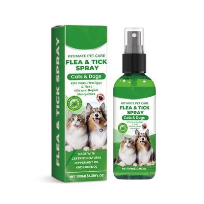 Naturlig beskyttelsesspray mod lopper og flåter🐱🐶