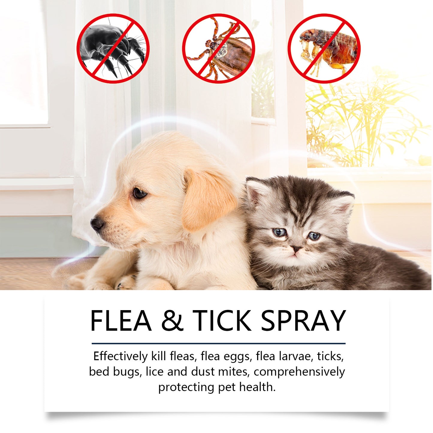 Naturlig beskyttelsesspray mod lopper og flåter🐱🐶