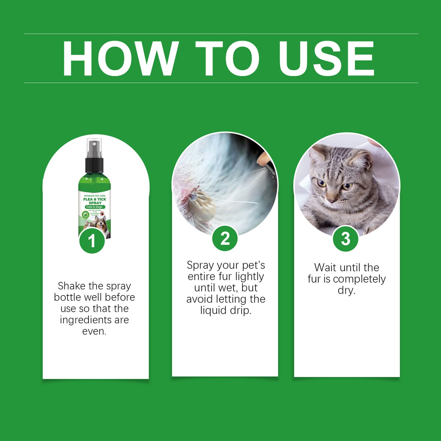 Naturlig beskyttelsesspray mod lopper og flåter🐱🐶