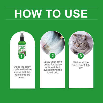 Naturlig beskyttelsesspray mod lopper og flåter🐱🐶