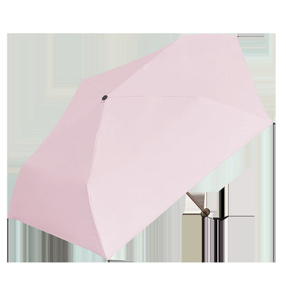 Ultralet kulfiberparaply – UV-beskyttelse (sort belægning), sol- og regnbeskyttelse ☂️