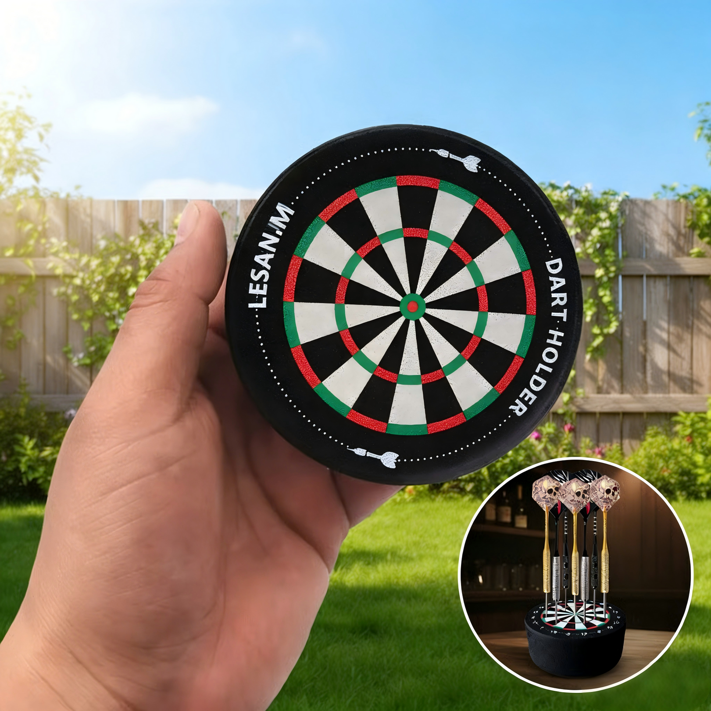 Luksuriøst mini-dart stativ