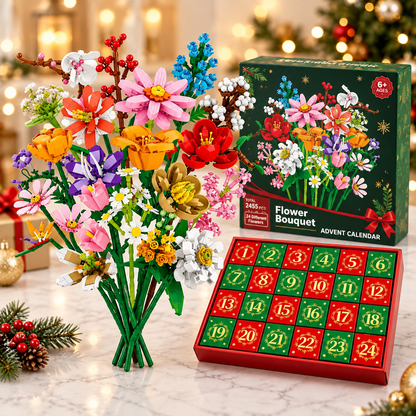 “Bloom & Build”julekalender – Byg din egen magiske julebuket