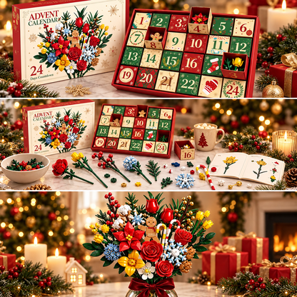 “Bloom & Build”julekalender – Byg din egen magiske julebuket