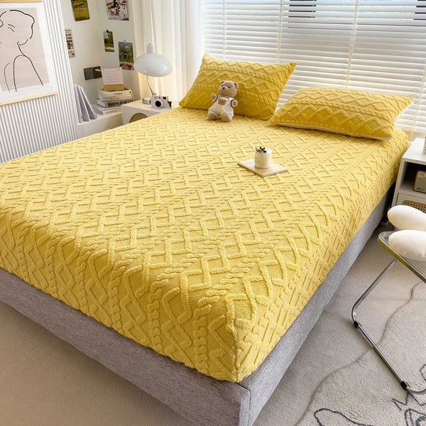 Luksuriøst varm madrasbeskytter (ultra blød)