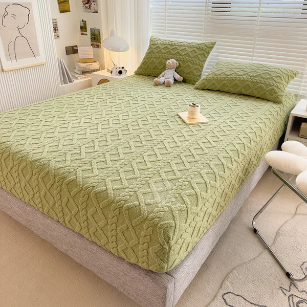 Luksuriøst varm madrasbeskytter (ultra blød)