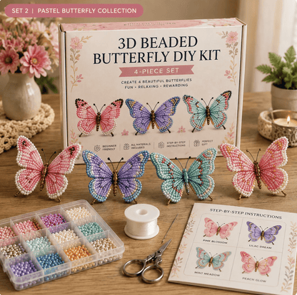 🦋 Perler og håndværk: Sommerfugl