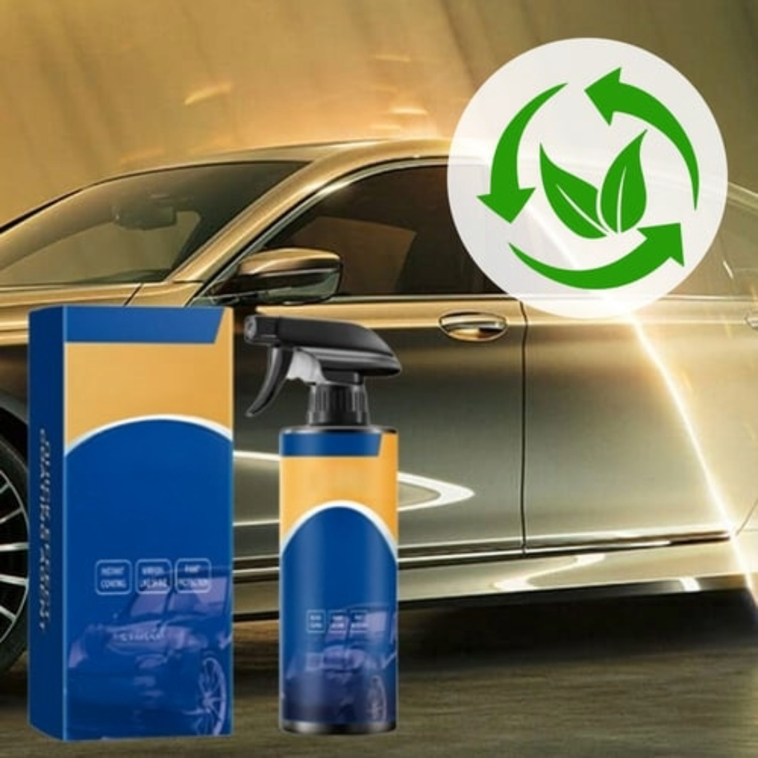 Keramisk coating spray – Keramisk bilbeskyttelse – Langvarig højglans og vandafvisende effekt