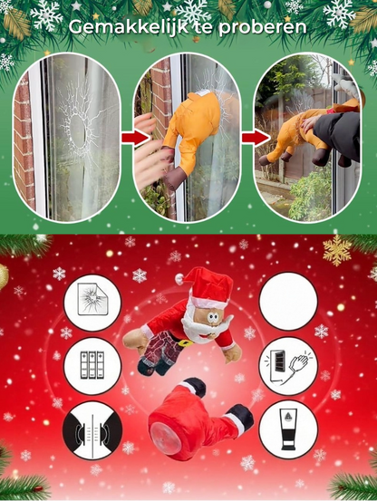 Sjov 'Ups!' Julemand & Rensdyr-dekoration