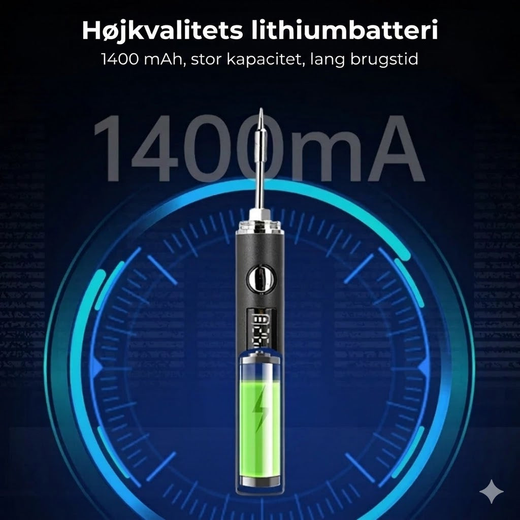 USB-opladelig loddekolbe