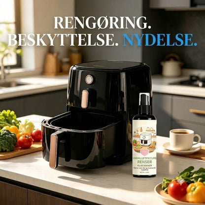 2-i-1 Airfryer-rengøringsmiddel og affedtningsspray