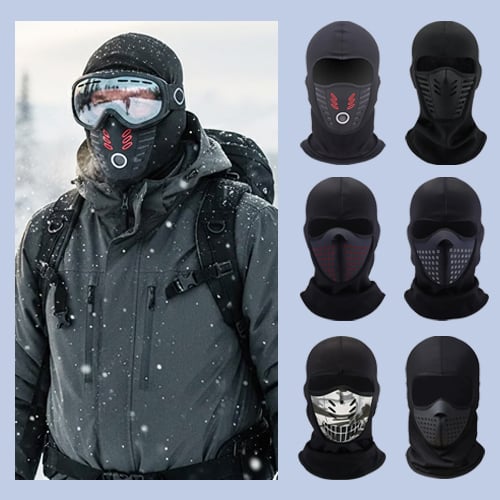 Varm balaclava og skimask – vind- og vandtæt (motorcykel / skiløb)