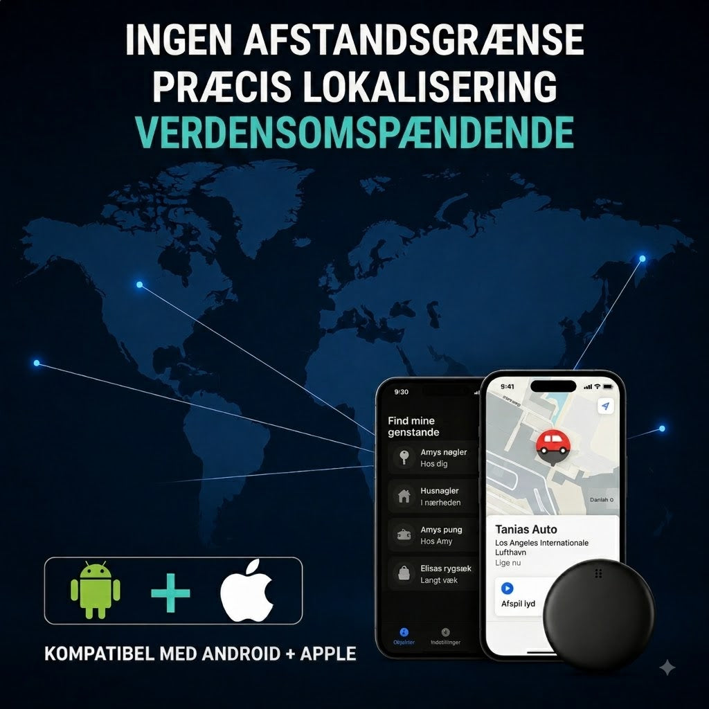 GP90 – Præcis GPS-tracker uden abonnement (Android / iOS)