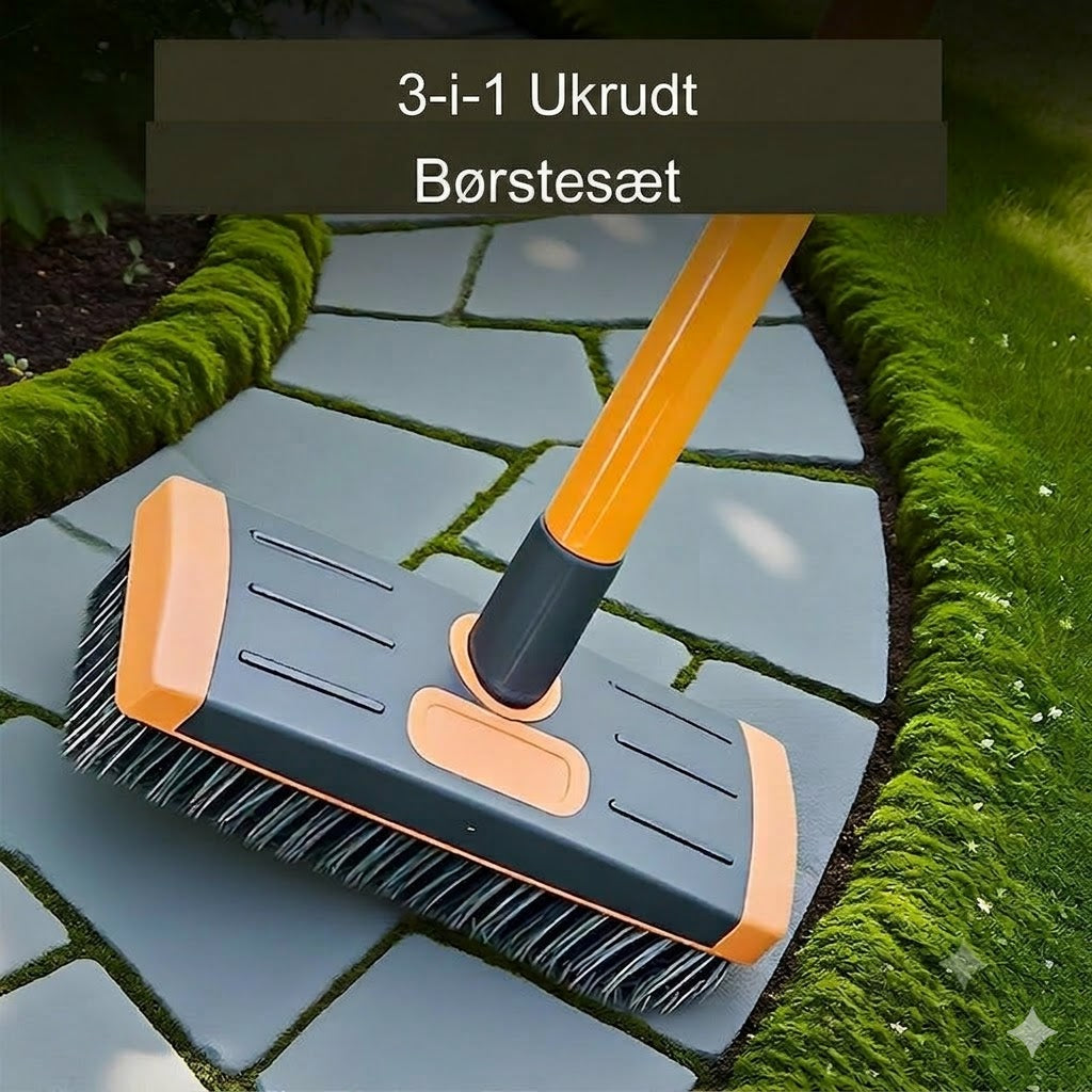 🧹 Fugesæt til fliser — 3-i-1 haveredskab, velegnet til gårdspladser og indkørsler