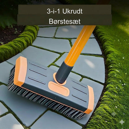 🧹 Fugesæt til fliser — 3-i-1 haveredskab, velegnet til gårdspladser og indkørsler