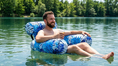 Oppustelig poolstol