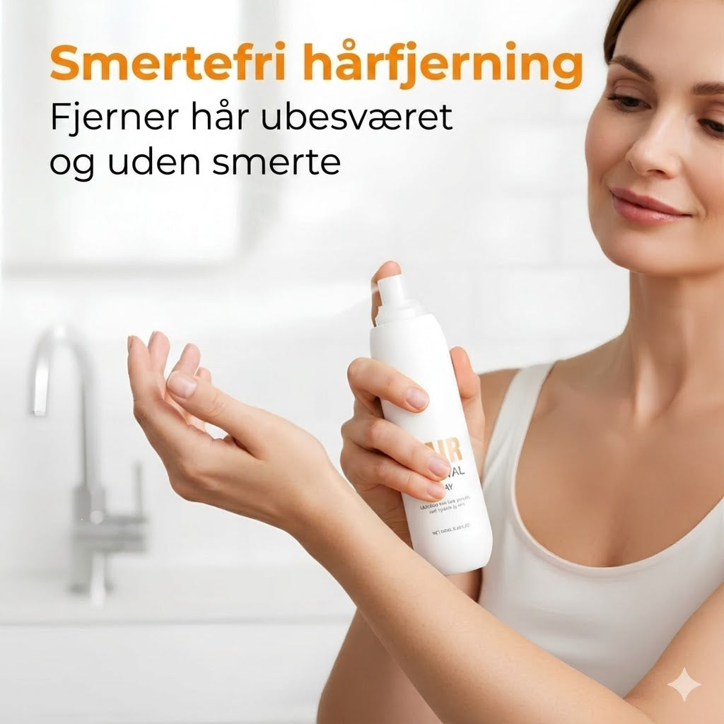 Velduftende hårfjerningsspray