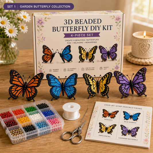 🦋 Perler og håndværk: Sommerfugl