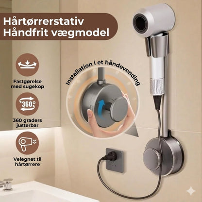 Håndfri hårtørrer holder