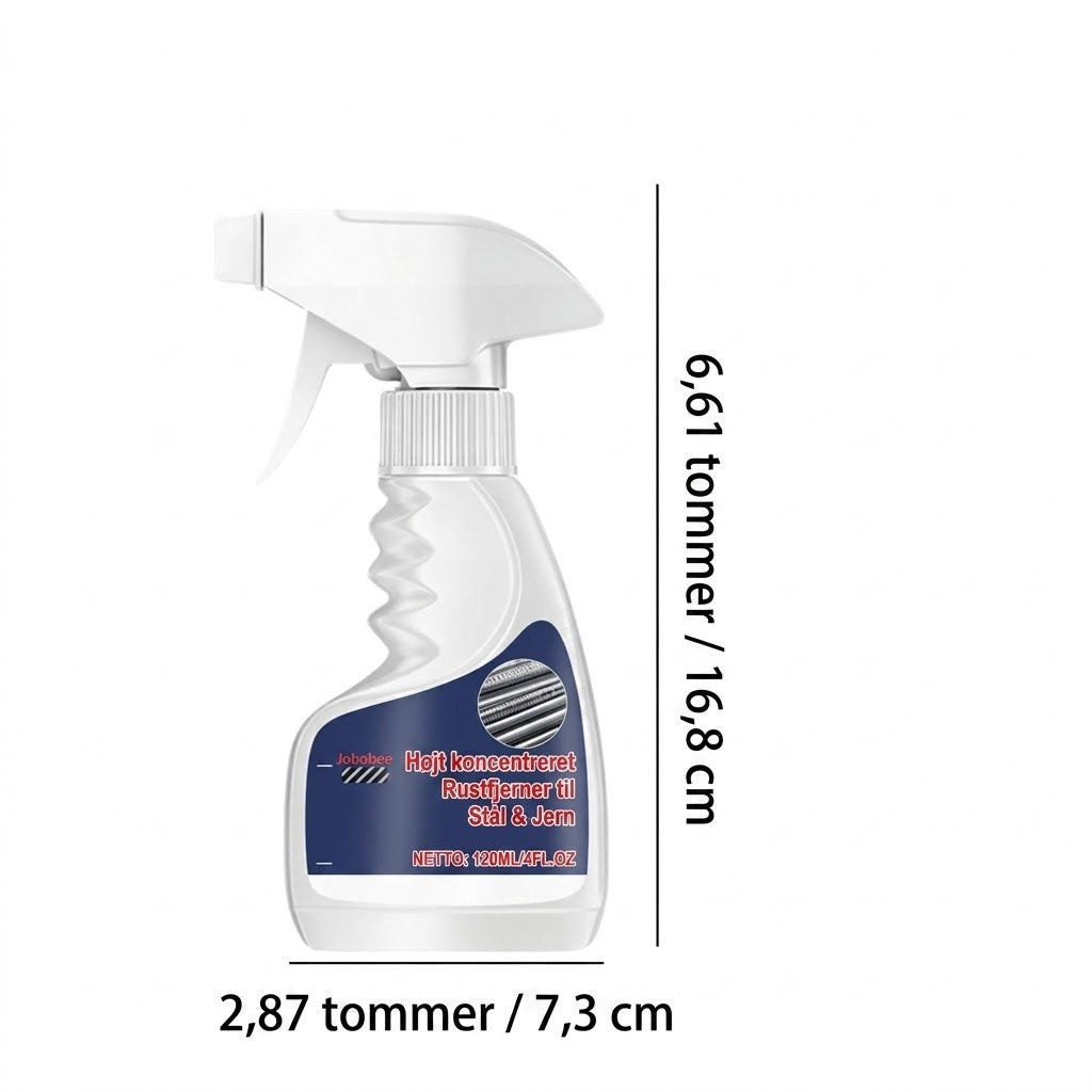 Kraftig rustfjernerspray