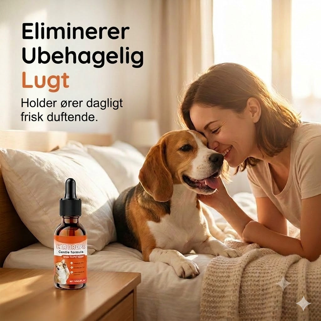 Milde øredråber til hunde – daglig pleje