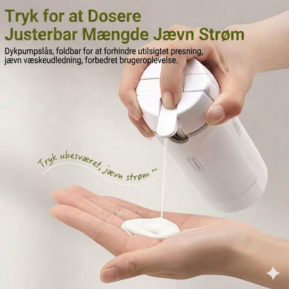 Bærbar 4-i-1 rejsedispenser