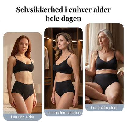 Højtaljede lækagesikre menstruationstrusser med for- og bagbeskyttelse – effektiv beskyttelse mod side-lækkage