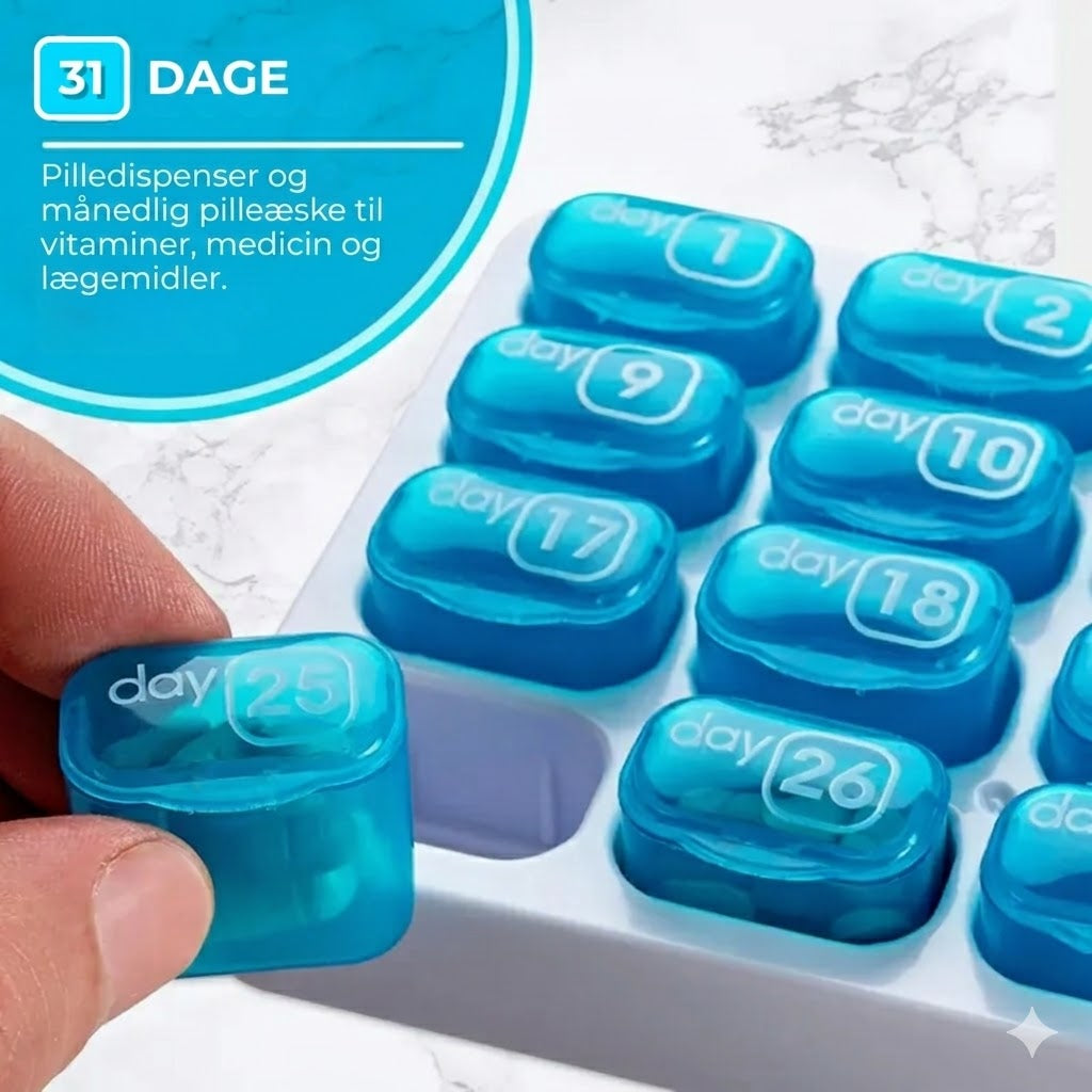 Månedlig pilleæske  31 dage