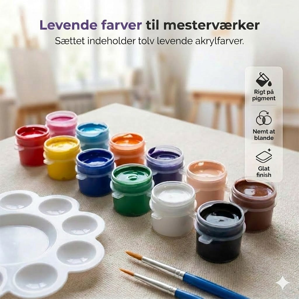 Sæt med lufttørrende ler
