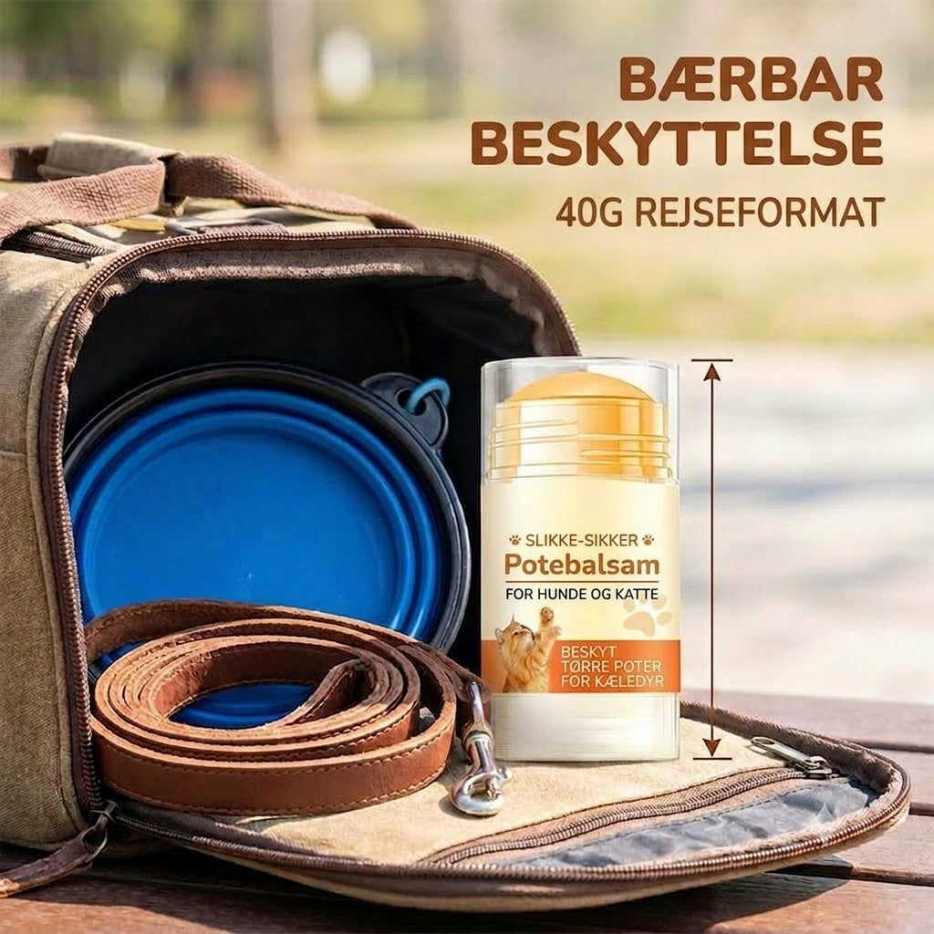 Fugtgivende potebalsam-stift til kæledyr