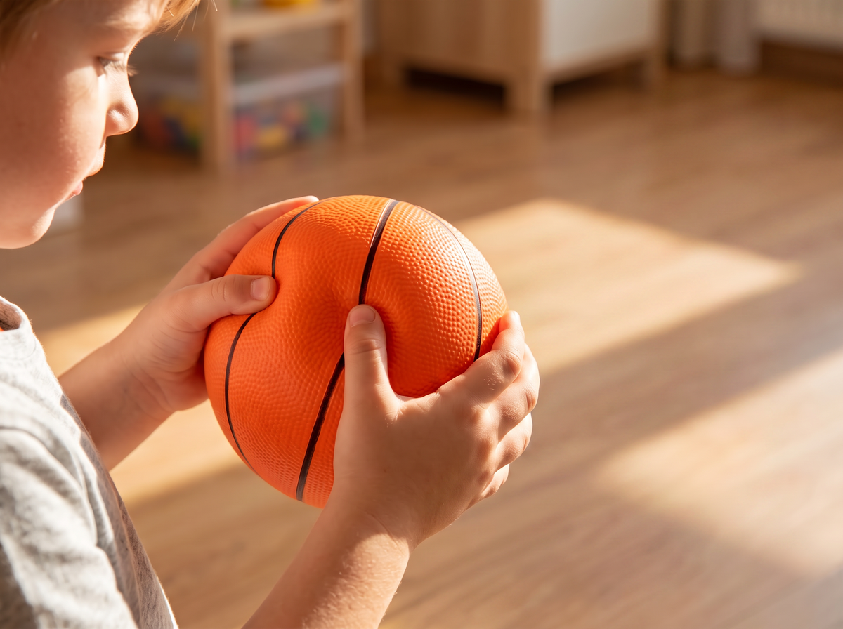 🔥 📢Begrænset tid: 50% rabat! 🏀 Arcade-basketballspil til børn – Sikkert og sjovt indendørs kaste-spil med automatisk boldretur 🎯