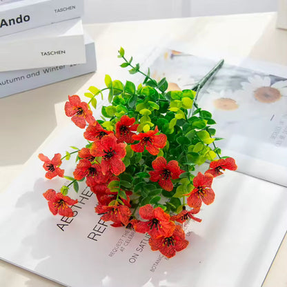 UV-bestandige kunstige blomster – 4-pak