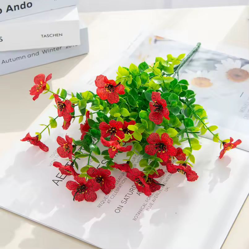 UV-bestandige kunstige blomster – 4-pak