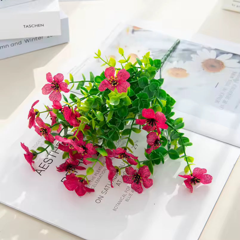UV-bestandige kunstige blomster – 4-pak