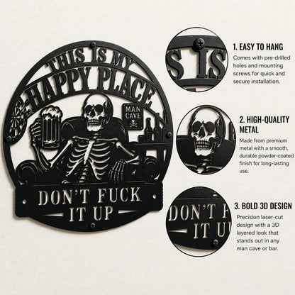 💀🍺 "Dette er mit lykkelige sted": Fantastisk dekoration til mandehulen