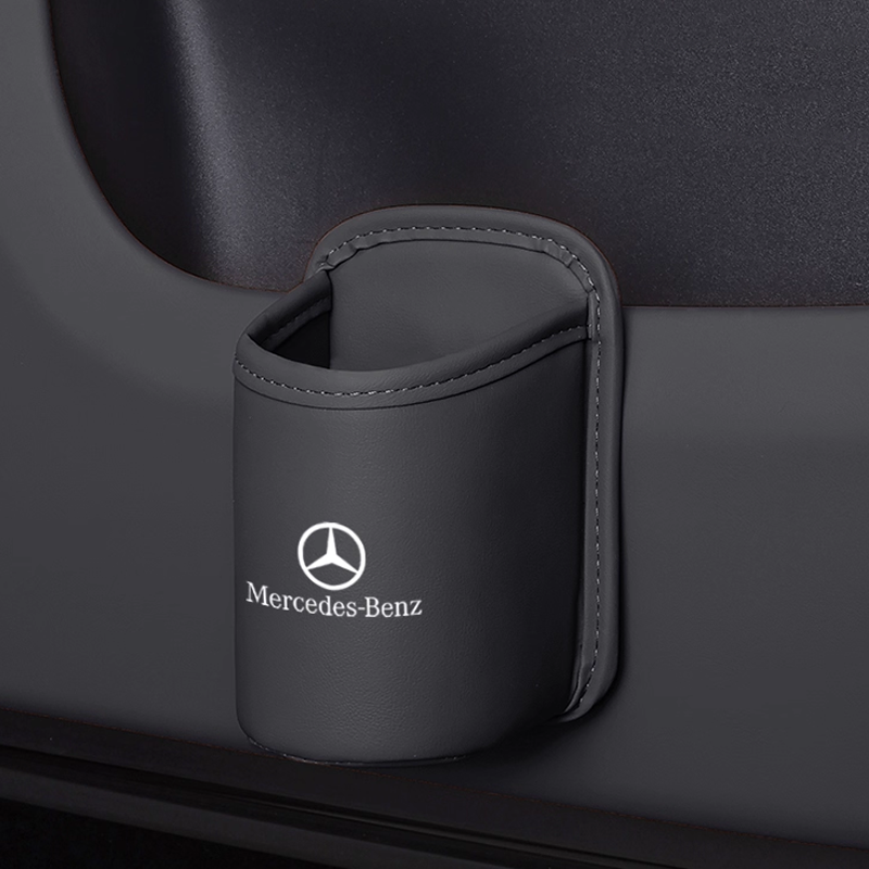 Læder kopholder til take-away-kaffe – bærbar kopholder med clips